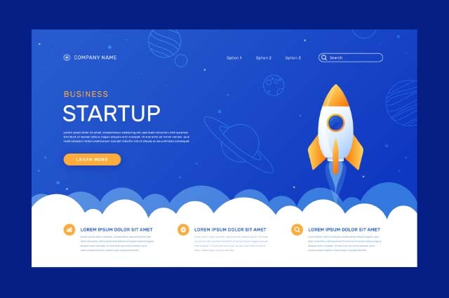 cash-landing page